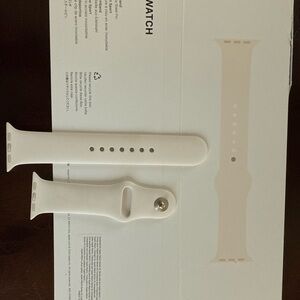 Genuine OEM Apple Watch Sport Band 42mm M/L   Starlight